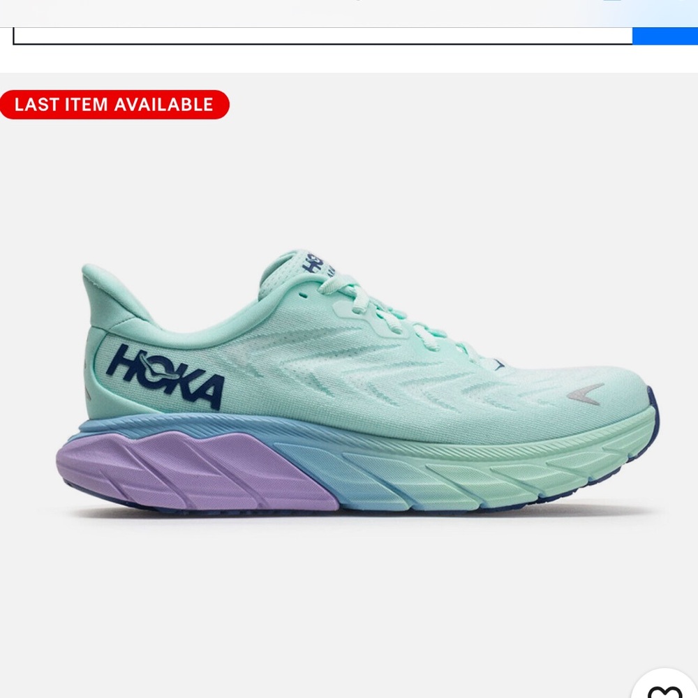 Hoka Womens Trainers Arahi 6 Lace-Up Low-Top Running Sneakers Mesh